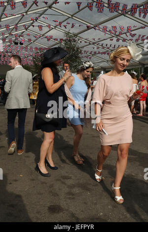 Ascot, UK. 22 juin 2017, le Royal Ascot races , Mesdames Jour, Angleterre Banque D'Images