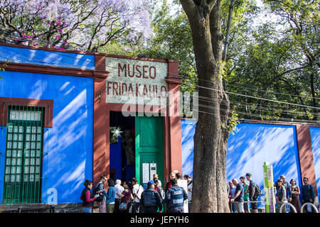 Musée Frida Kahlo, Mexico, Mexique Banque D'Images