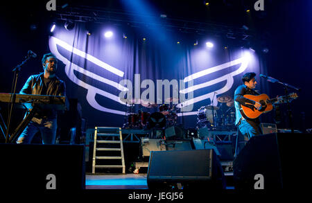 Las Vegas, NV, USA. 24 Juin, 2017. ***Couverture maison*** Mumford and Sons à la jointure du Hard Rock Hotel & Casino à Las Vegas, NV le 24 juin 2017. Crédit : Erik Kabik Photography/media/Alamy Punch Live News Banque D'Images