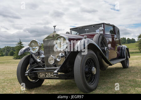 Stamford, au Royaume-Uni. 25 Jun, 2017. Plus grand rassemblement de Rolls Royce à Burghley House 25/06/2017 Credit : Marc Wheatley/Alamy Live News Banque D'Images