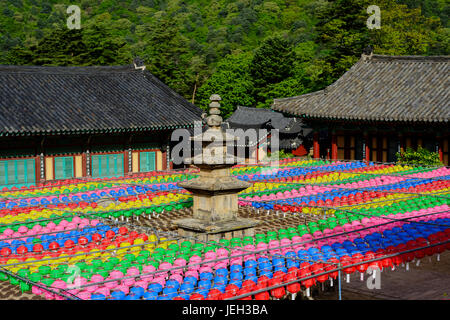 Le Temple Haeinsa, Corée du Sud Banque D'Images