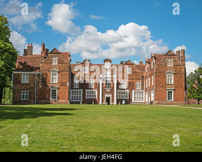 Christchurch Mansion et Park Ipswich Suffolk UK construit sur l'emplacement de Sainte Trinité Prieuré en 1548 par Edmund Withypoll et plus tard la propriété de l'Fonnereau fam Banque D'Images