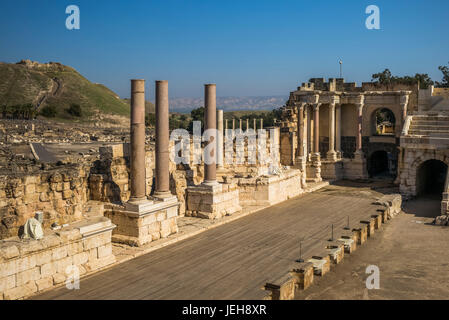 Ruines de Beit Shearim National Park ; Beit Shean, quartier Nord, Israël Banque D'Images