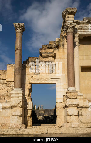 Ruines de Beit Shearim National Park ; Beit Shean, quartier Nord, Israël Banque D'Images