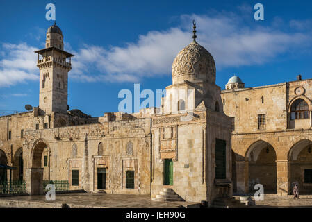 Mont du Temple, vieille ville de Jérusalem ; Jérusalem, Israël Banque D'Images