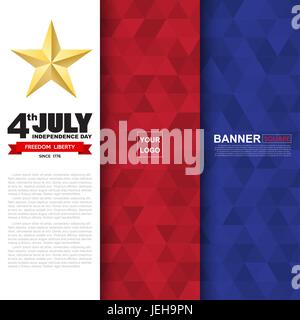 Jour Independce,Élément Design USA flag,.Illustratiom10 EPS Illustration de Vecteur