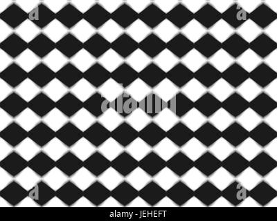 Noir et Blanc vibrant Damier Illustration Banque D'Images
