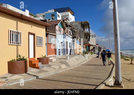 Promenade à Playas de Tijuana, Mexique Banque D'Images