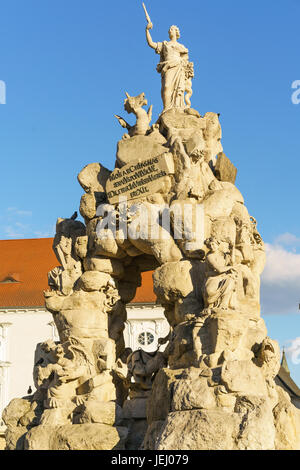 Voir l'historique de la statue en place Zelny trh, ville Brno République tchèque . Banque D'Images