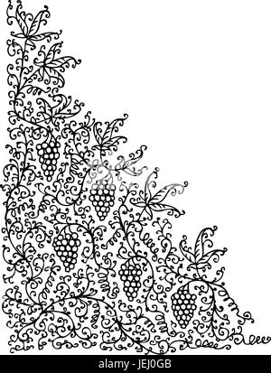 Vignette vigne LXXV Banque D'Images