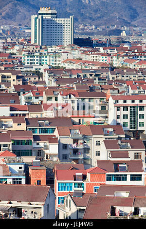 HENGDIAN-JAN. 1, 2105. Vue sur la ville de Hengdian. Ville chinoise à Dongyang, Jinhua, province de Zhejiang, célèbre à cause des studios du monde Hengdian. Banque D'Images