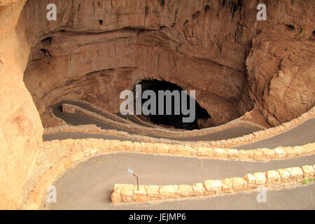 Carlsbad Caverns National Park dans l'état du nouveau mexique, sud-ouest américain Banque D'Images