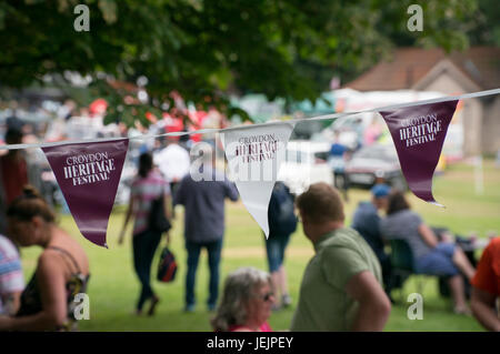 Croydon, spectacle classique champ rotatif Purley, Grand Londres, Surrey Banque D'Images