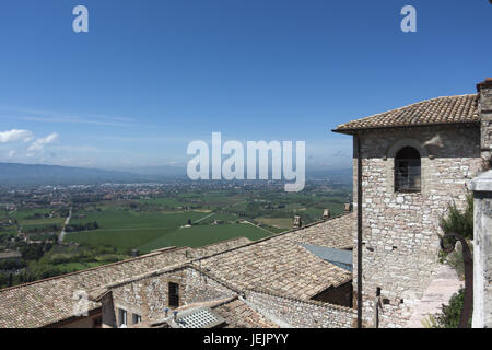 Assise - Vue panoramique Banque D'Images