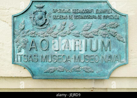 Aquarium de San Sebastian Banque D'Images