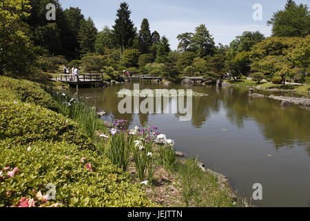 Jardin japonais, Arboretum de Seattle Banque D'Images