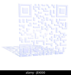 Notion de code QR Banque D'Images