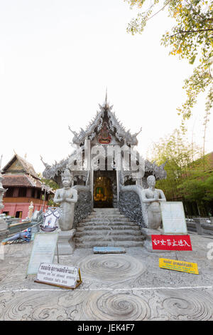 Temple Wat Sri Suphan, Chiang Mai, Thaïlande Banque D'Images