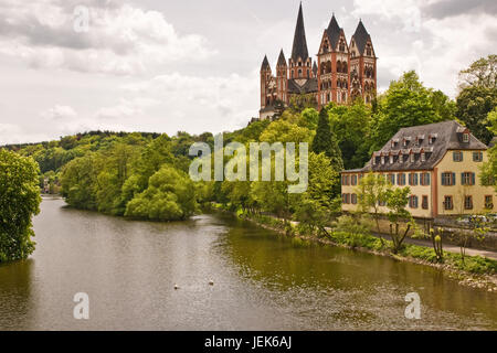 La cathédrale de Limbourg, Limbourg sur la Lahn Banque D'Images