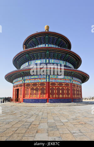 BEIJING-17 MARS 2010. Temple du ciel le 17 mars 2010 à Beijing. C'est un complexe de bâtiments religieux et une attraction à voir à Beijing. Banque D'Images