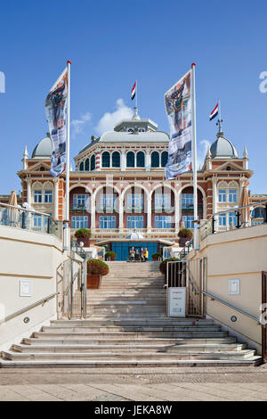 HOLLANDE-SCHEVENINGEN-AOÛT. 23, 2014. Steigenberger Kurhaus Hotel. Construit entre 1884 et 1885 conçu par l'architecte allemand Johann Friedrich Henkenhaf. Banque D'Images