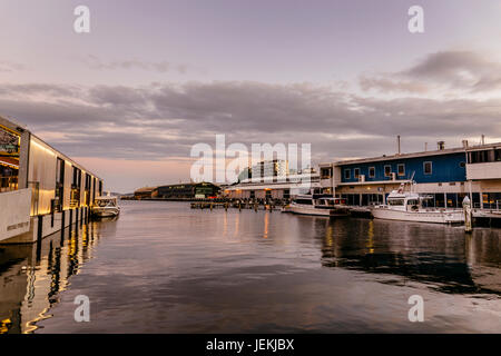 Brooke Street Pier, Quai Franklin, Hobart, Tasmanie, Australie Banque D'Images