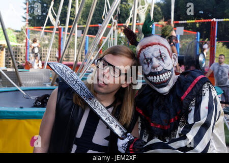 Paris, France. 23 Juin, 2017. Christophe Guillarmé occupe 2017 Fête des Tuileries, le 23 juin 2017 à Paris, France. Credit : Bernard Menigault/Ala Banque D'Images