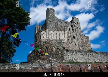 Château de Rochester Conserver.. Kent. UK Banque D'Images