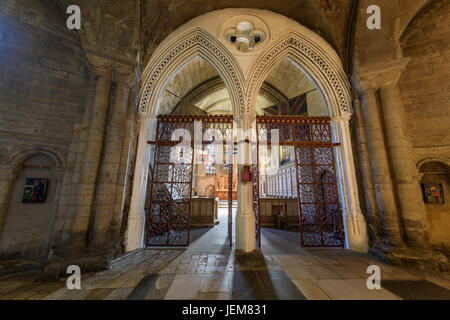 Construit comme un mémorial aux soldats tués durant la première guerre mondiale, la chapelle de St Sauveur à l'extrémité est du de la Cathédrale chrétienne à Norwich, Norf Banque D'Images