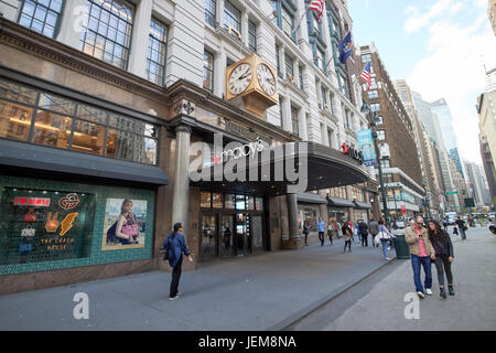 Grand magasin Macy's Herald Square New York États-unis entrée Banque D'Images