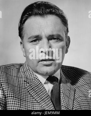 Richard Burton, Portrait publicitaire pour le film, "l'espion qui venait du froid", Paramount Pictures, 1965 Banque D'Images