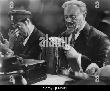 Emil Jannings, sur-ensemble du film, 'La dernière commande', 1928 Banque D'Images