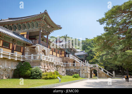 Jun 23, 2017 temple Bulguksa à Gyeongju, Corée du Sud Banque D'Images