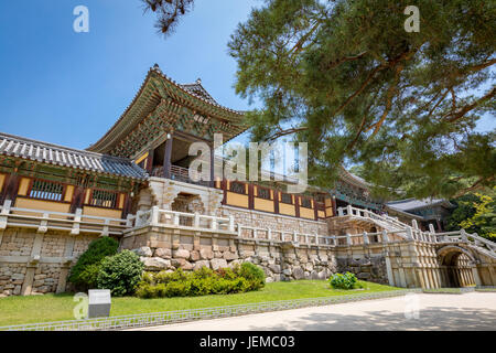 Jun 23, 2017 temple Bulguksa à Gyeongju, Corée du Sud Banque D'Images