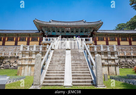 Jun 23, 2017 temple Bulguksa à Gyeongju, Corée du Sud Banque D'Images