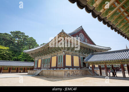 Jun 23, 2017 temple Bulguksa à Gyeongju, Corée du Sud Banque D'Images