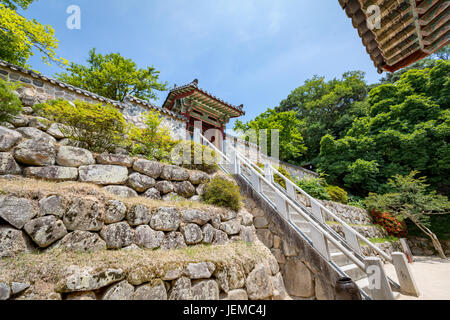 Jun 23, 2017 temple Bulguksa à Gyeongju, Corée du Sud Banque D'Images