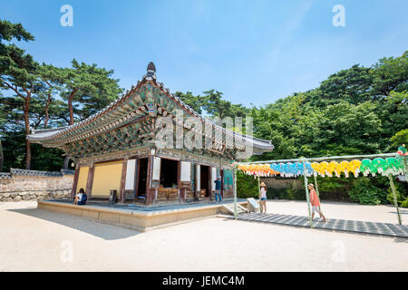 Jun 23, 2017 temple Bulguksa à Gyeongju, Corée du Sud Banque D'Images