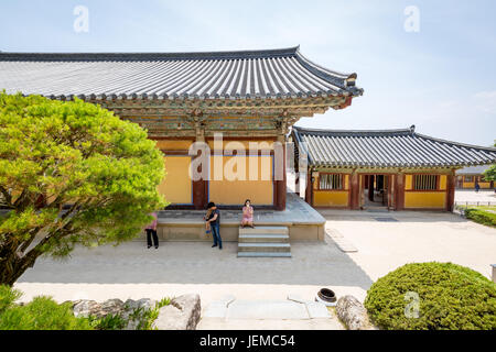 Jun 23, 2017 temple Bulguksa à Gyeongju, Corée du Sud Banque D'Images