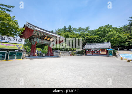 Jun 23, 2017 temple Bulguksa à Gyeongju, Corée du Sud Banque D'Images