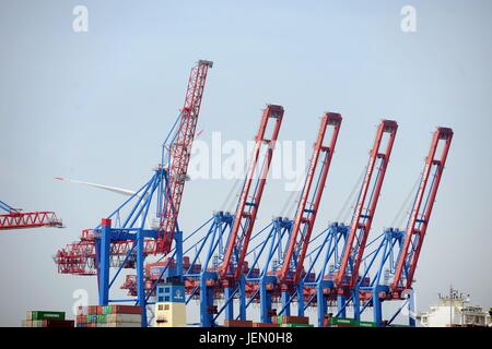 Port de Hambourg, en Allemagne, ville de Hambourg, 22. Juin 2017. Photo : Frank May | conditions dans le monde entier Banque D'Images