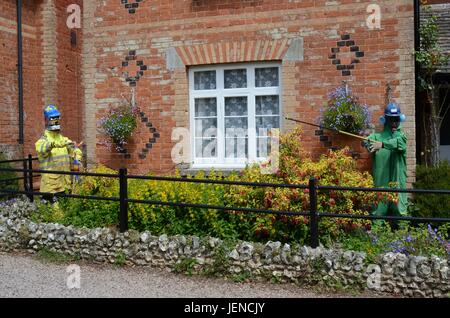 Festival de l'épouvantail, East Budleigh, Devon, Angleterre (UK) Banque D'Images