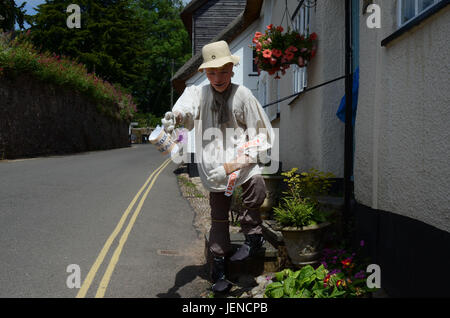 Festival de l'épouvantail, East Budleigh, Devon, Angleterre (UK) Banque D'Images