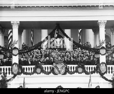 Inauguration du président américain Franklin Roosevelt, Washington DC, USA, Harris & Ewing, 4 mars 1933 Banque D'Images