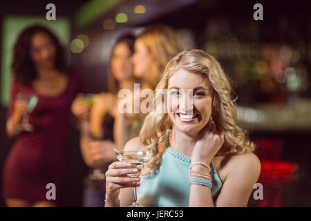 Portrait of smiling blonde woman Banque D'Images