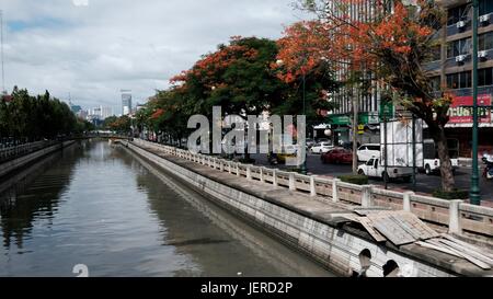 Phadung Krungkasem le Canal de Venise de l'Asie intérieure à Bangkok Thaïlande Asie du sud-est Banque D'Images