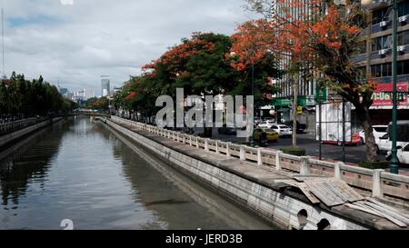 Phadung Krungkasem le Canal de Venise de l'Asie intérieure à Bangkok Thaïlande Asie du sud-est Banque D'Images