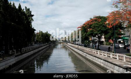 Phadung Krungkasem le Canal de Venise de l'Asie intérieure à Bangkok Thaïlande Asie du sud-est Banque D'Images