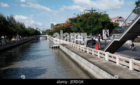 Phadung Krungkasem le Canal de Venise de l'Asie intérieure à Bangkok Thaïlande Asie du sud-est Banque D'Images