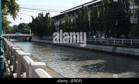 Phadung Krungkasem le Canal de Venise de l'Asie intérieure à Bangkok Thaïlande Asie du sud-est Banque D'Images